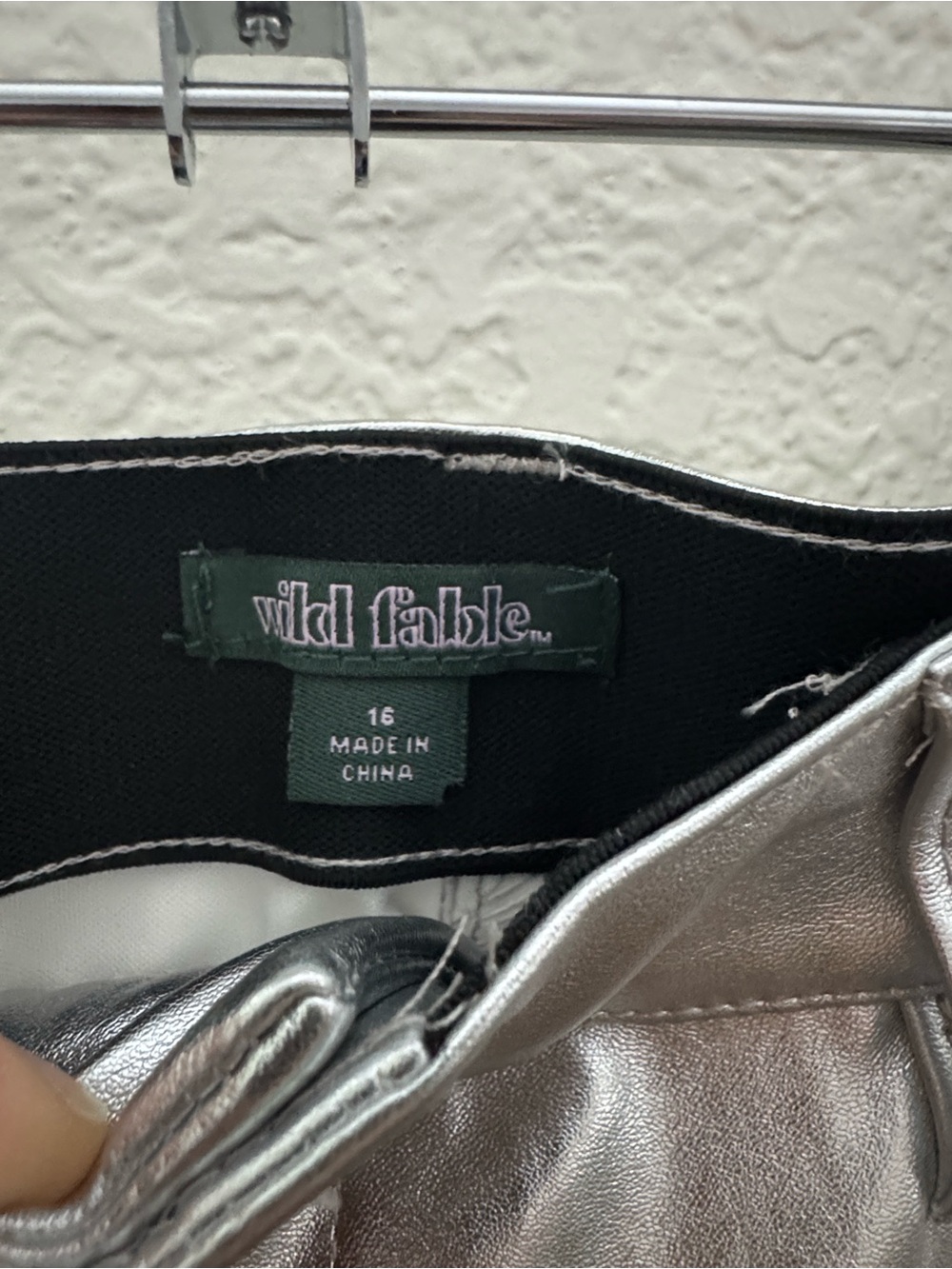 Wild Fable Metallic Silver Straight Leg Pants NWT Multiple Sizes - Picture 6 of 12